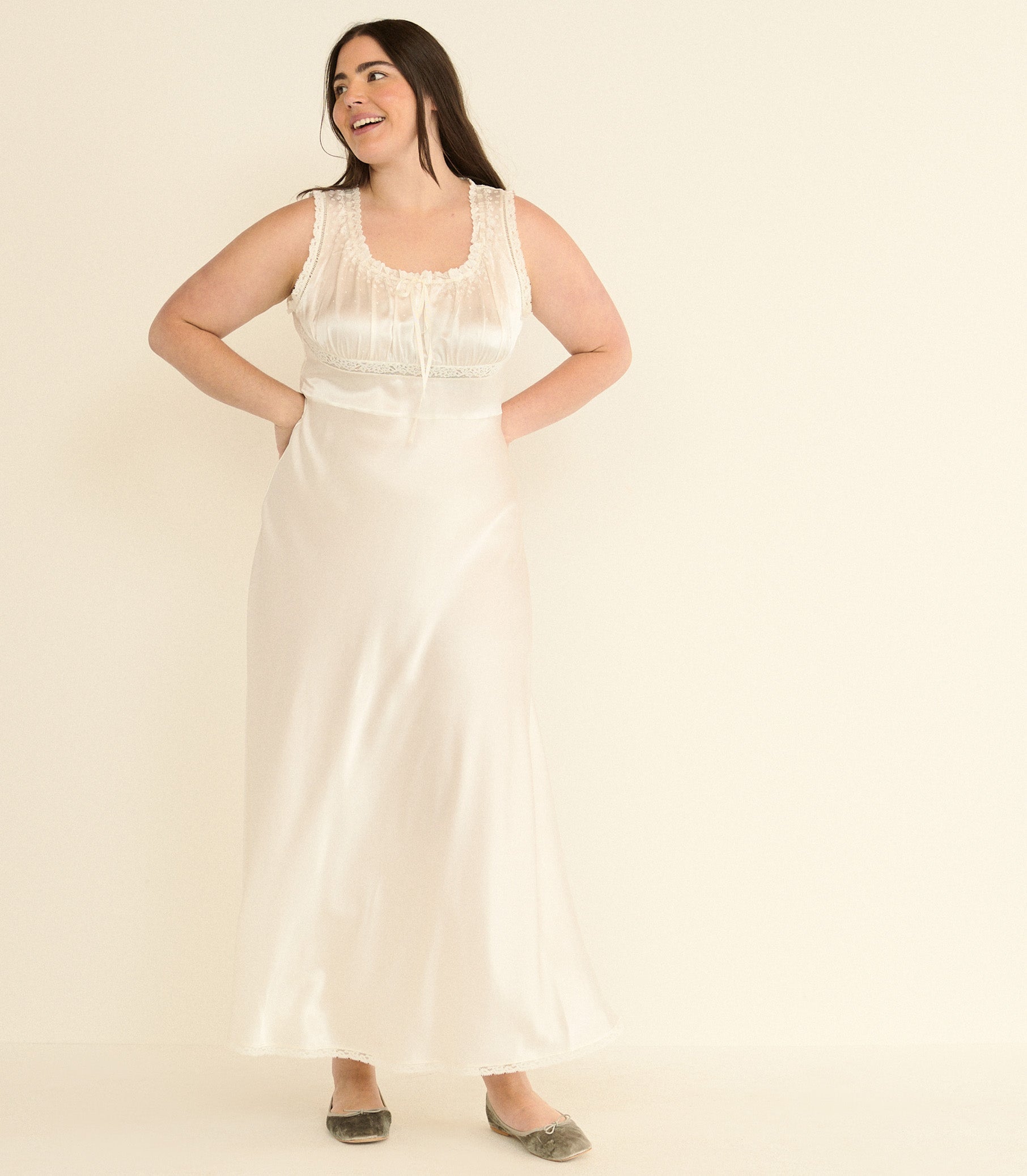 DOEN - ADALIE DRESS - - SALT