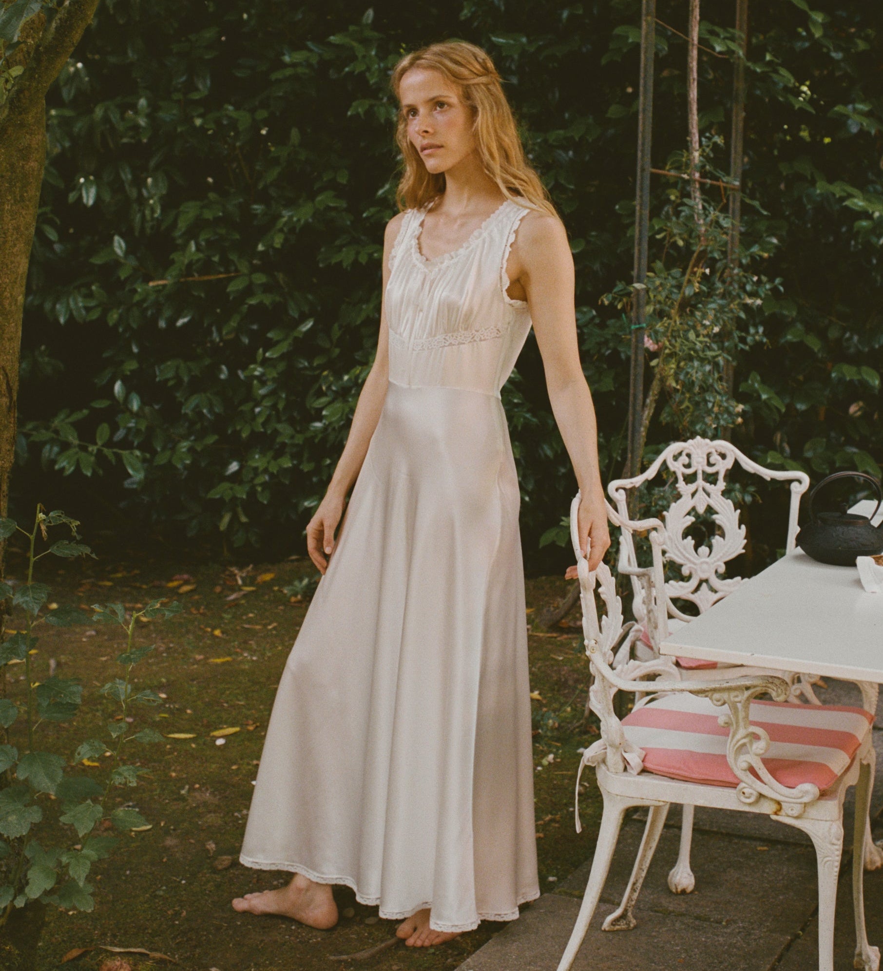DOEN - ADALIE DRESS - - SALT