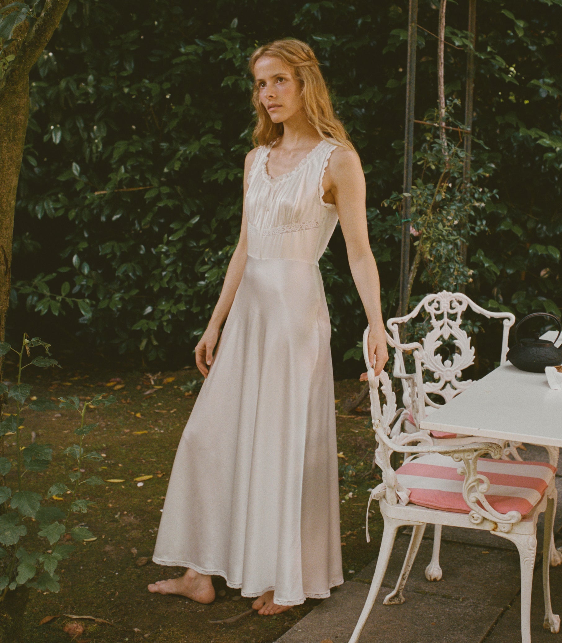 DOEN - ADALIE DRESS - - SALT