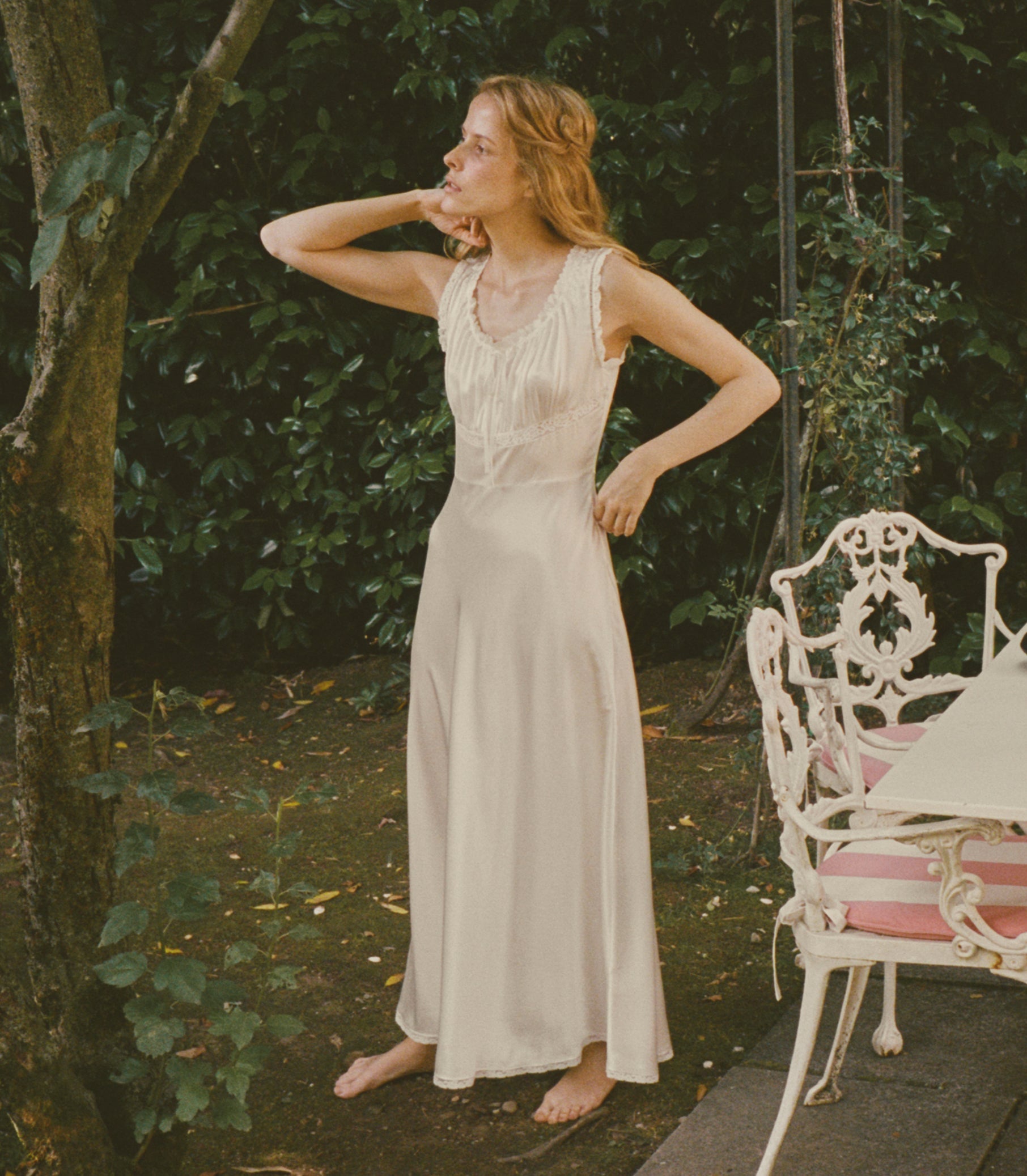 DOEN - ADALIE DRESS - - SALT