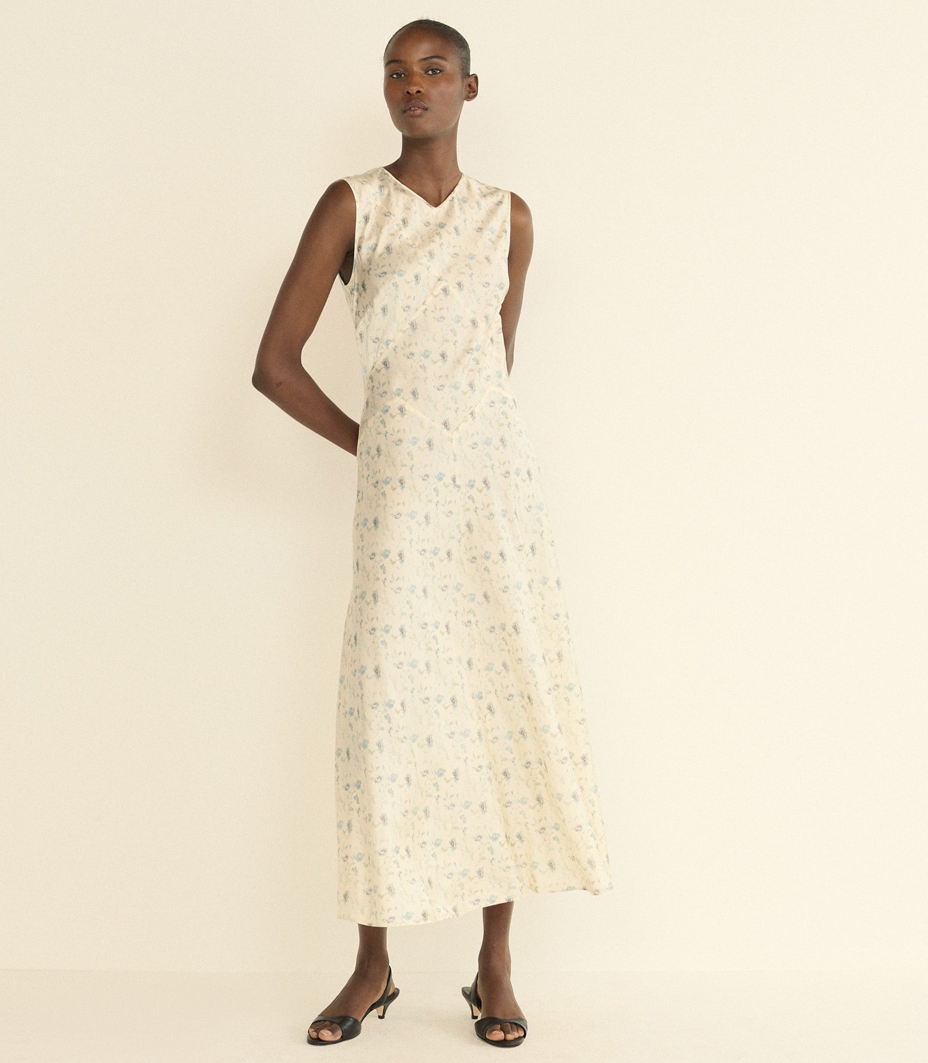DOEN - ADELANA DRESS - - CAMELLIA BLOOM
