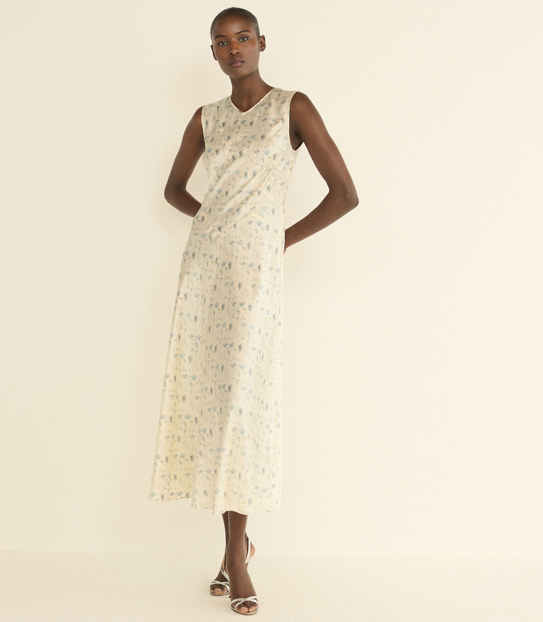 DOEN - ADELANA DRESS - - CAMELLIA BLOOM
