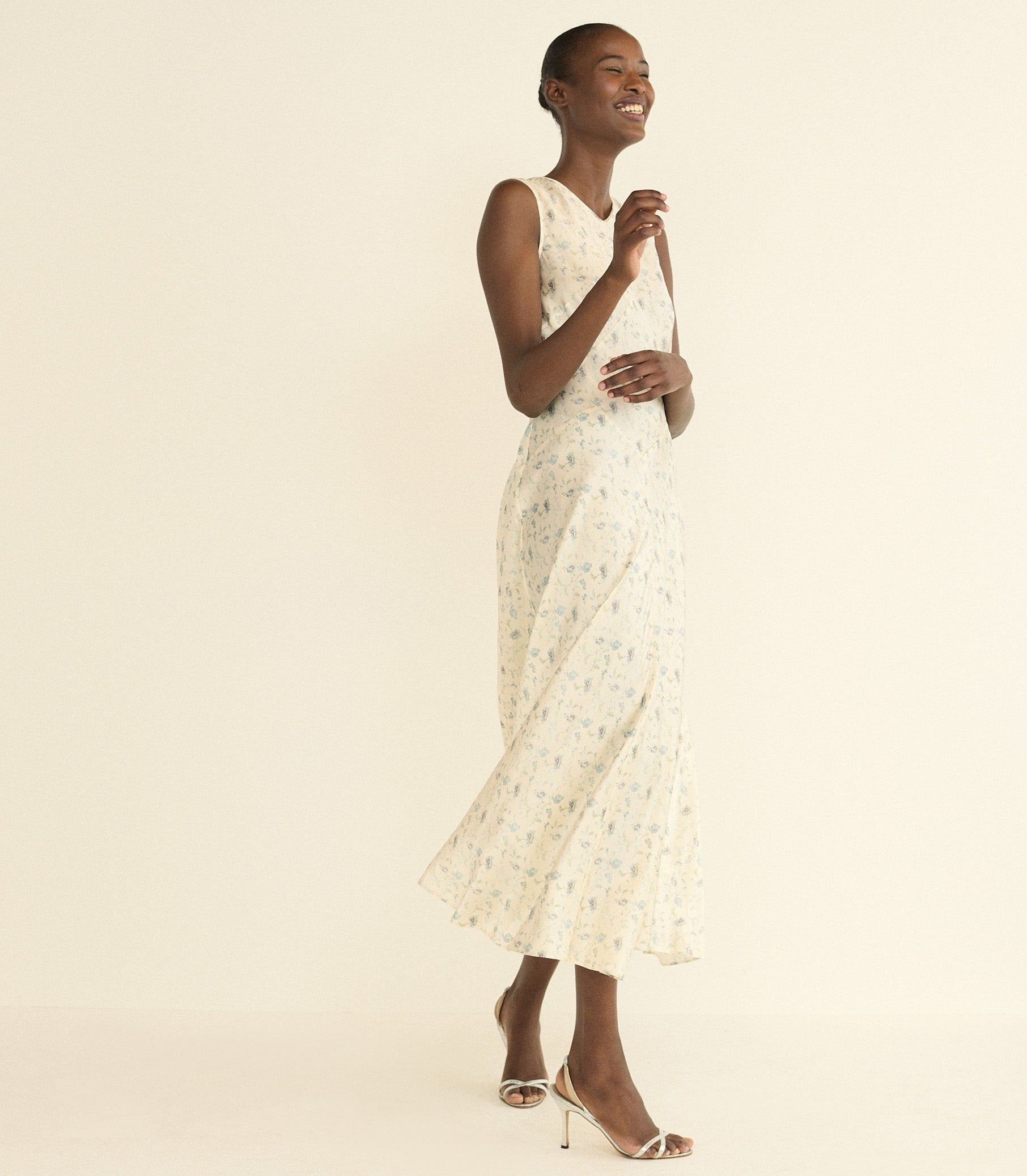 DOEN - ADELANA DRESS - - CAMELLIA BLOOM