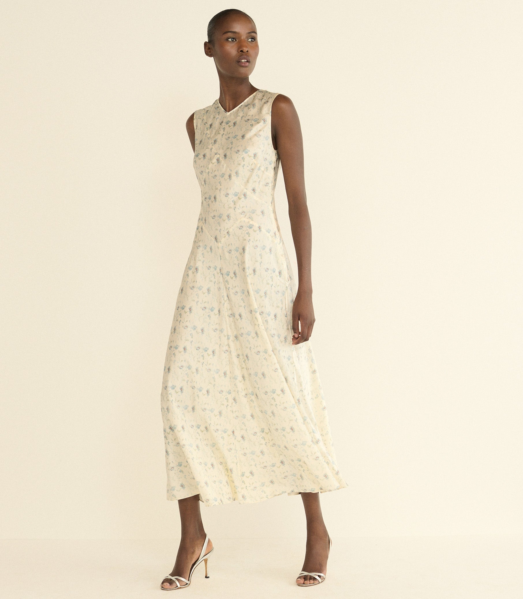 DOEN - ADELANA DRESS - - CAMELLIA BLOOM