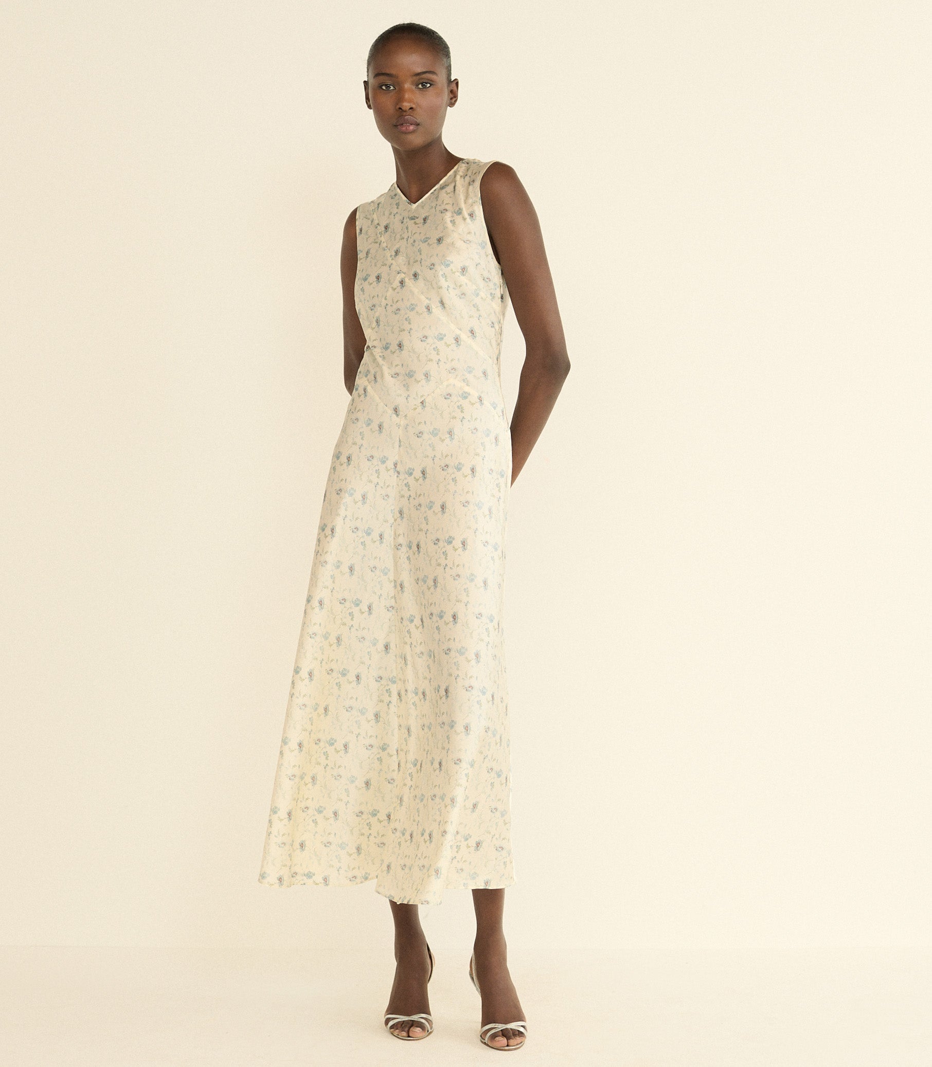 DOEN - ADELANA DRESS - - CAMELLIA BLOOM