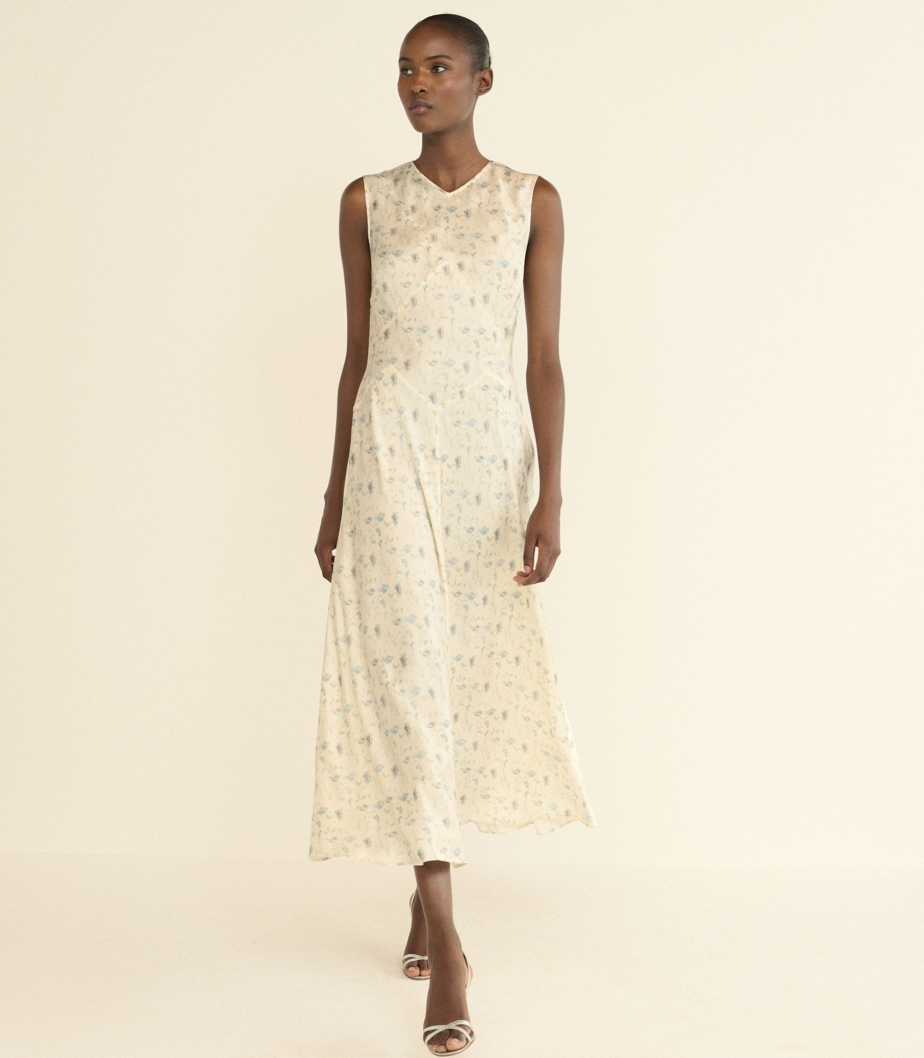 DOEN - ADELANA DRESS - - CAMELLIA BLOOM