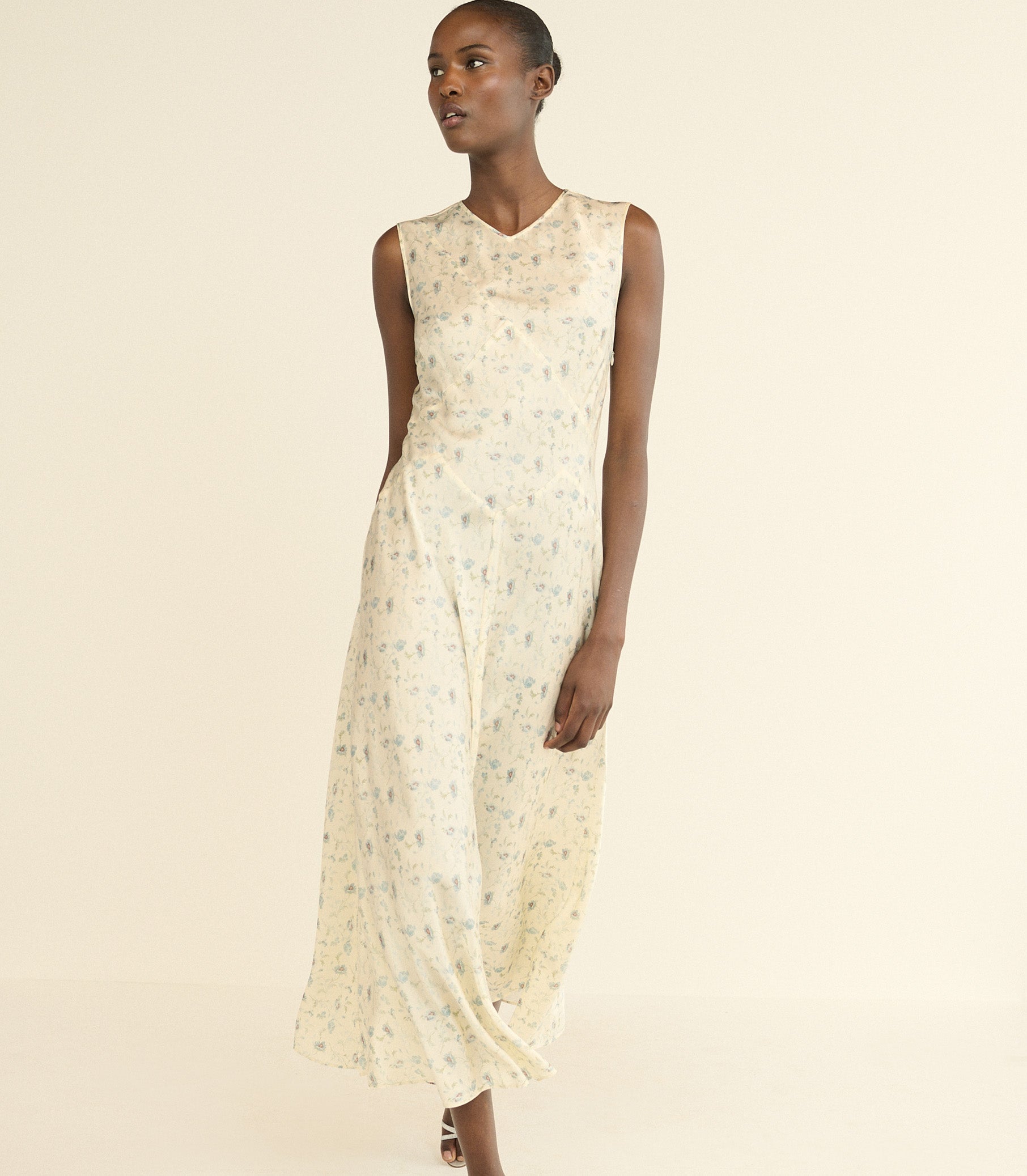 DOEN - ADELANA DRESS - - CAMELLIA BLOOM