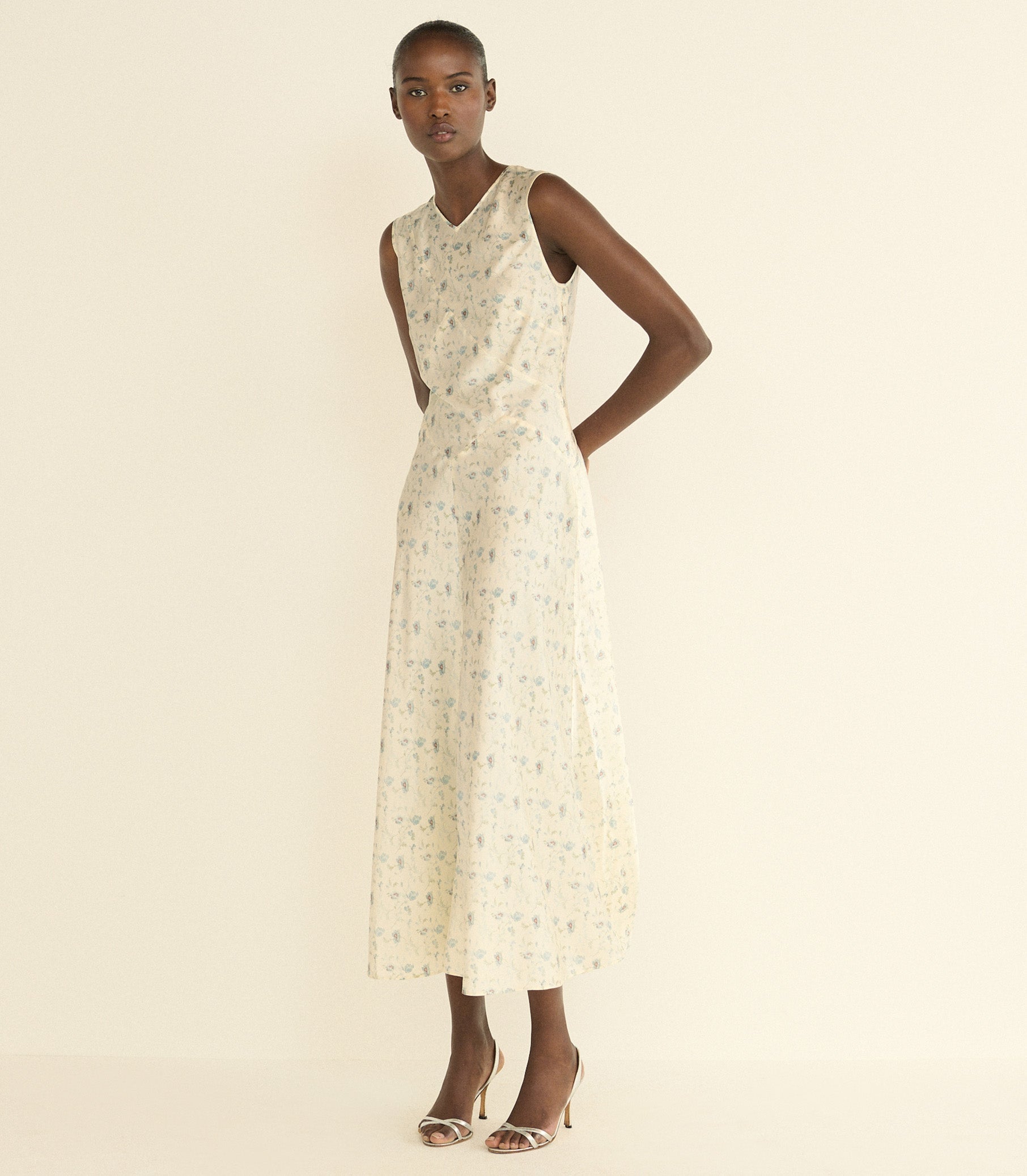DOEN - ADELANA DRESS - - CAMELLIA BLOOM