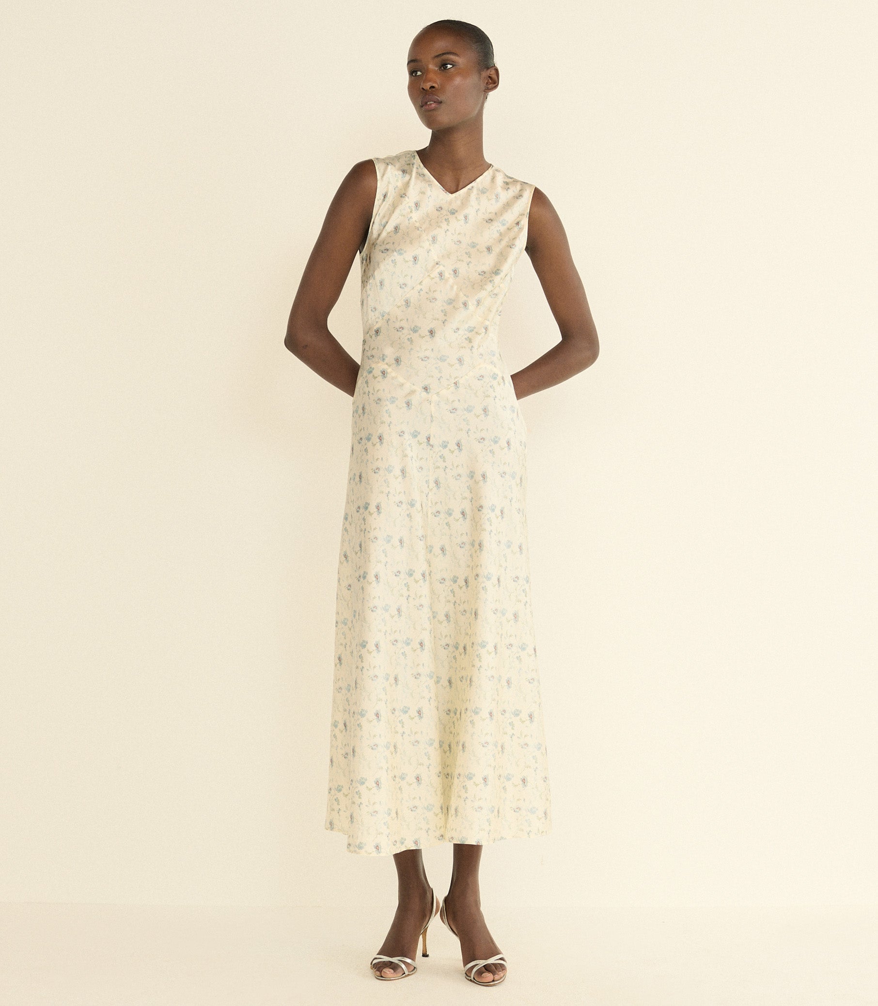 DOEN - ADELANA DRESS - - CAMELLIA BLOOM