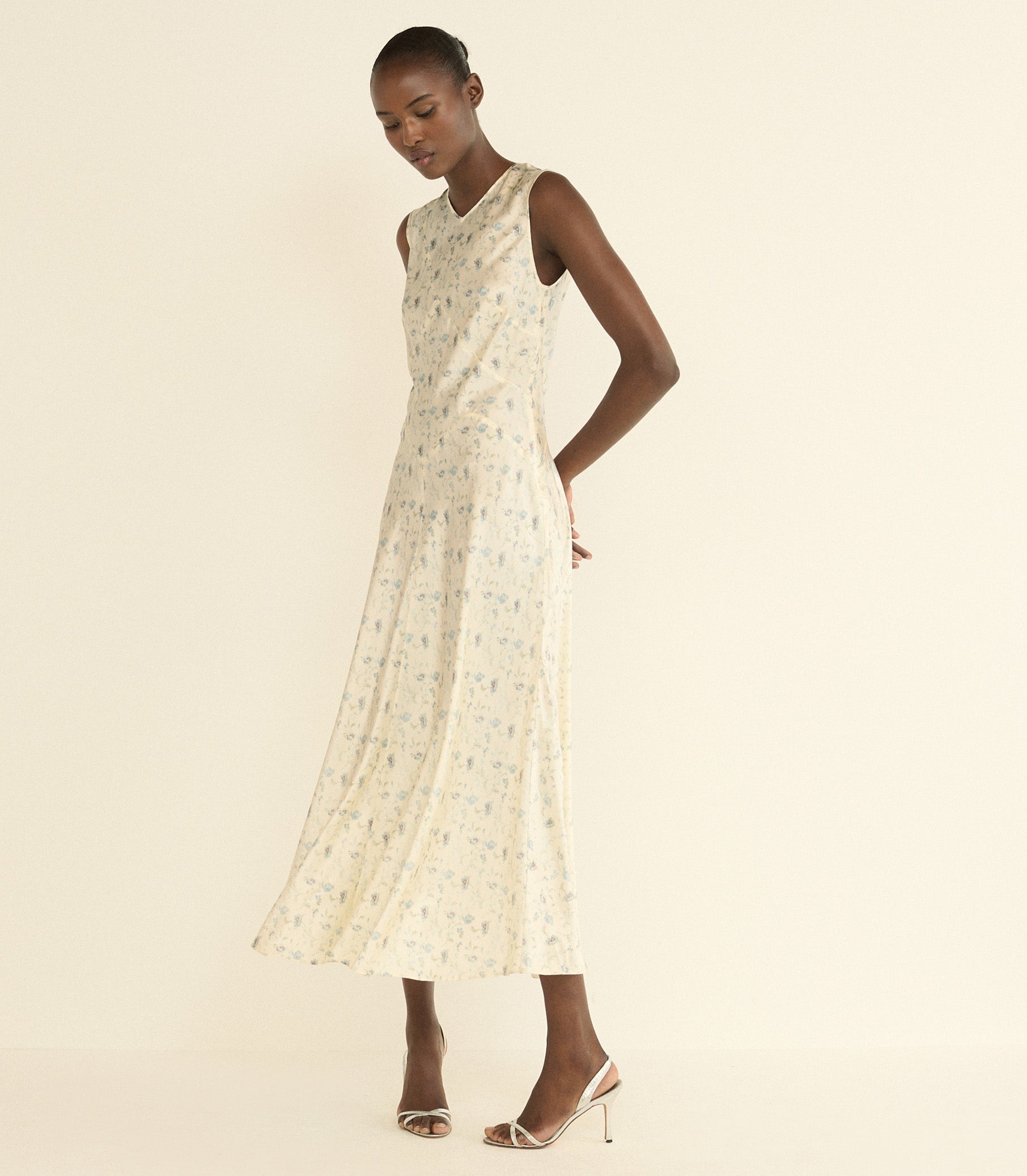 DOEN - ADELANA DRESS - - CAMELLIA BLOOM