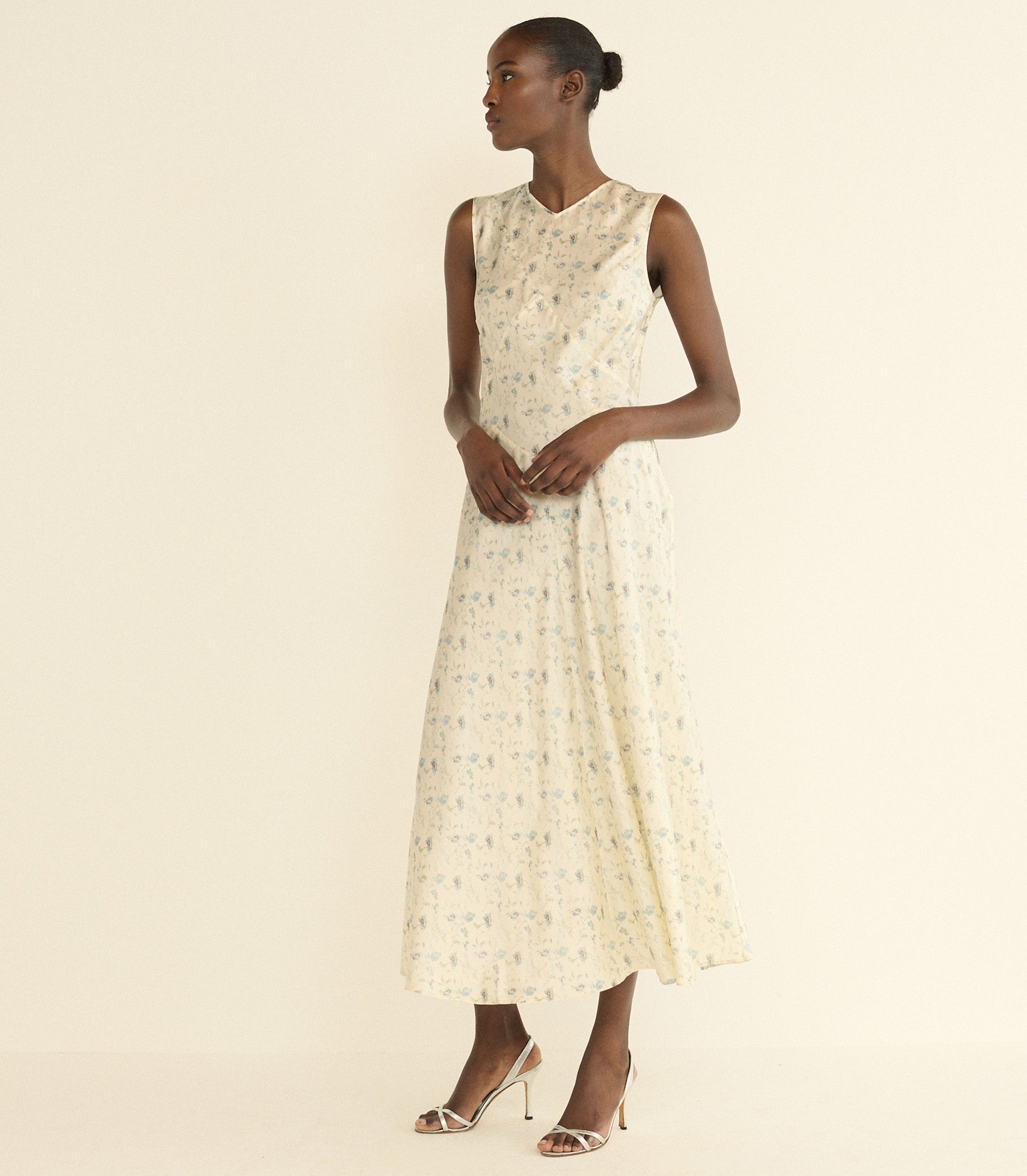DOEN - ADELANA DRESS - - CAMELLIA BLOOM