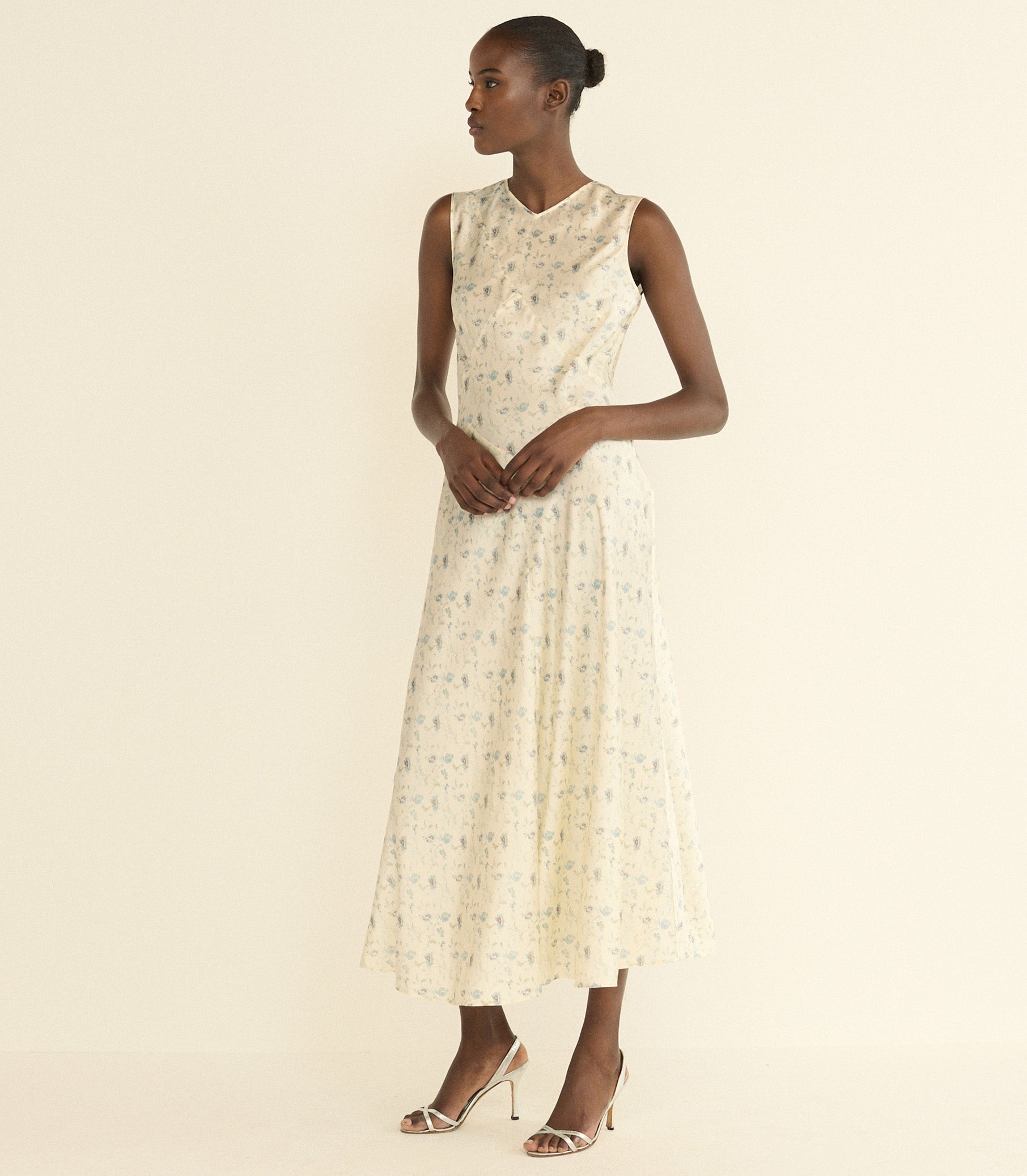 DOEN - ADELANA DRESS - - CAMELLIA BLOOM