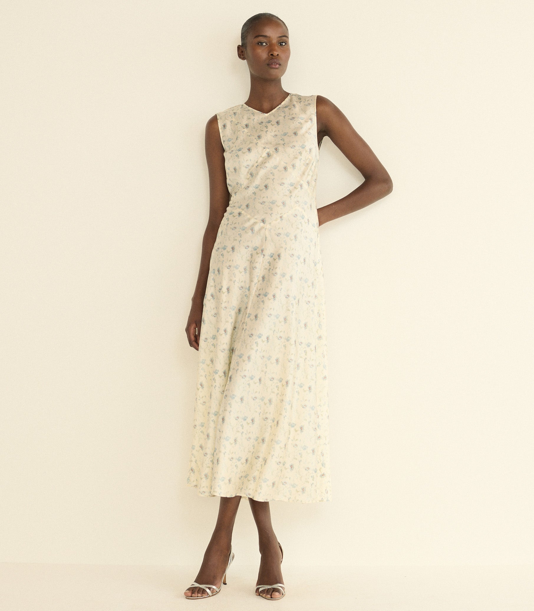DOEN - ADELANA DRESS - - CAMELLIA BLOOM