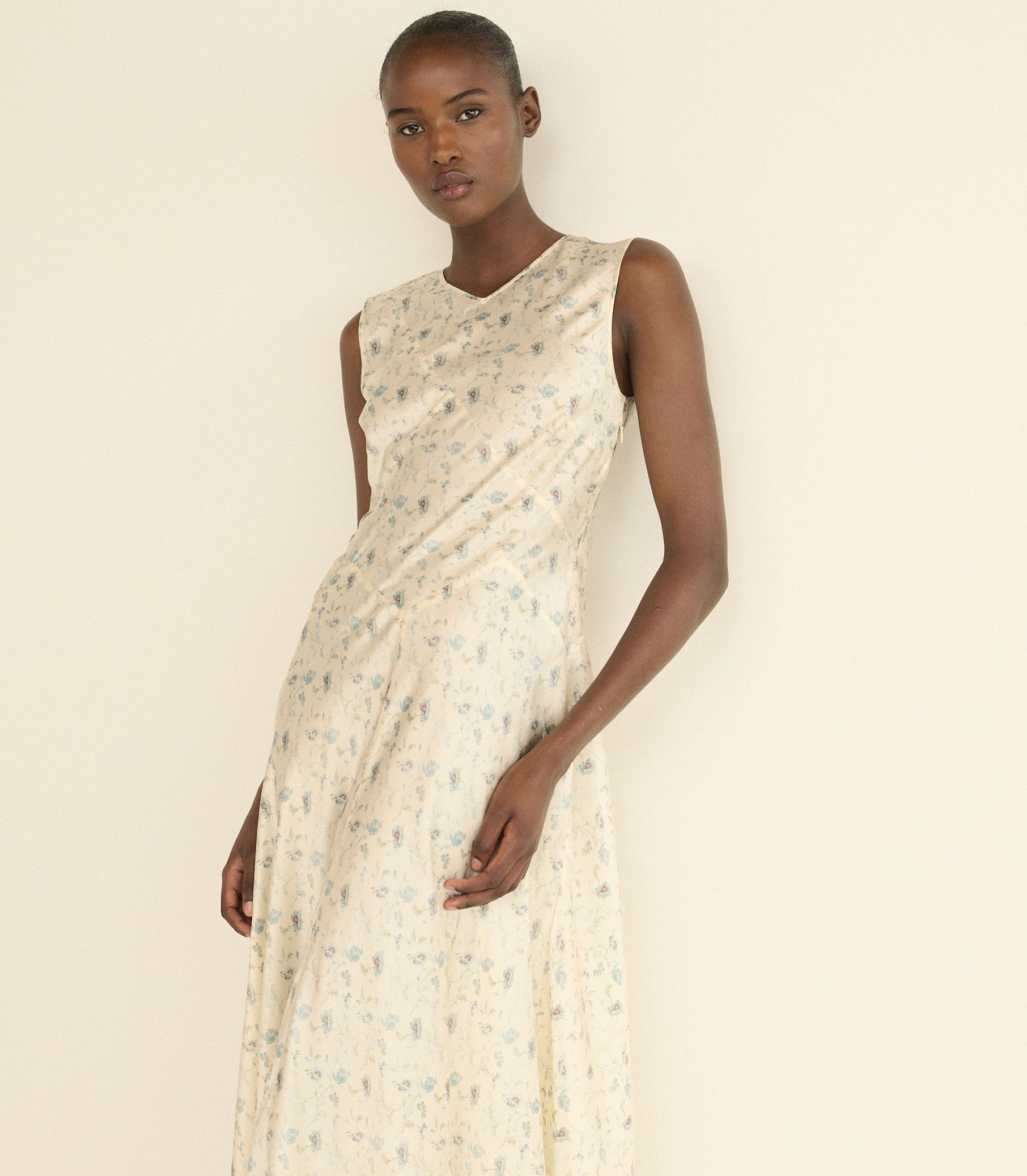 DOEN - ADELANA DRESS - - CAMELLIA BLOOM