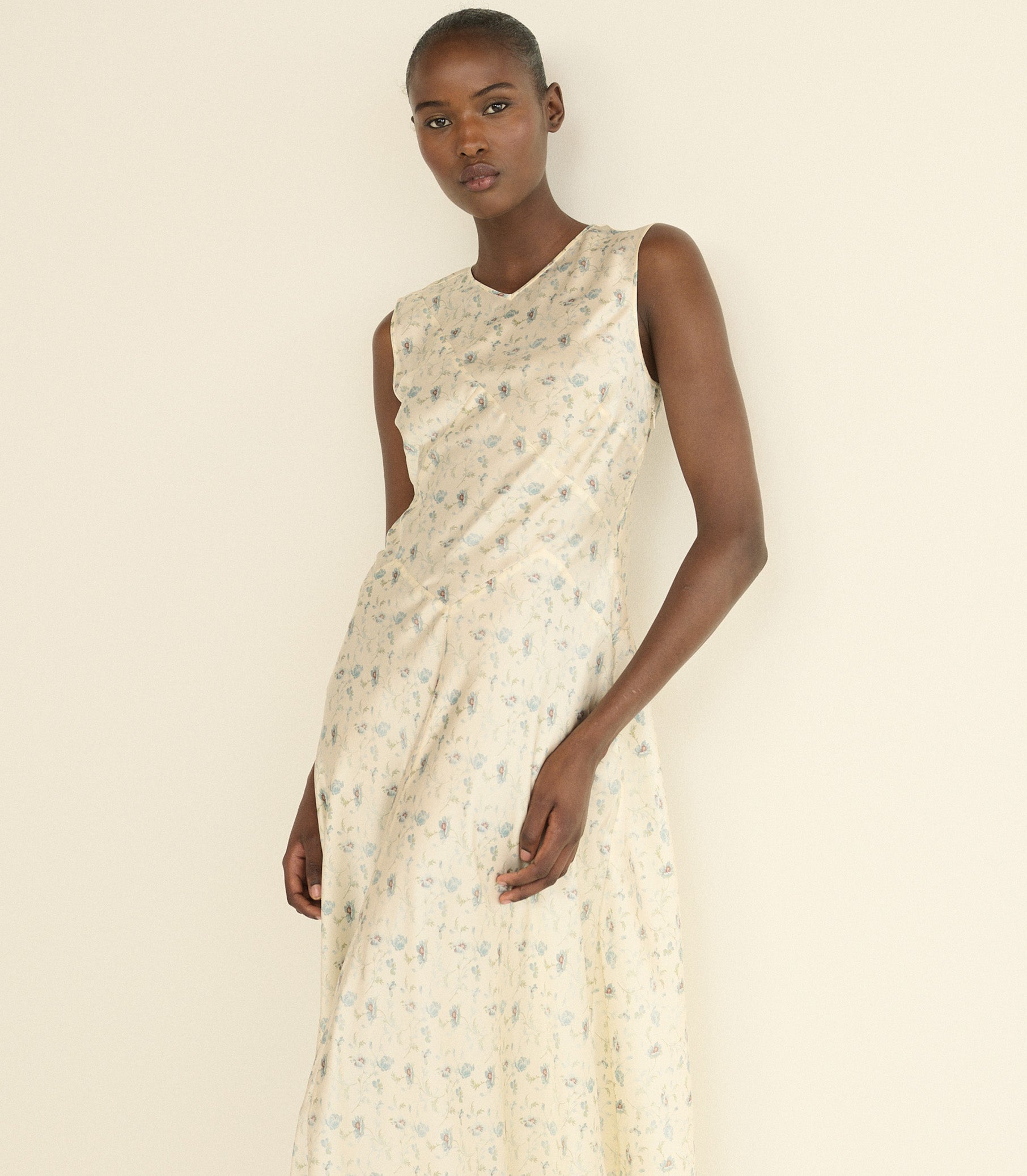 DOEN - ADELANA DRESS - - CAMELLIA BLOOM
