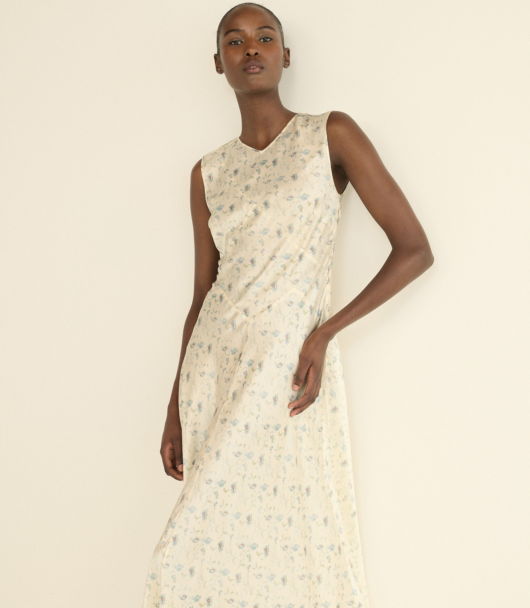 DOEN - ADELANA DRESS - - CAMELLIA BLOOM
