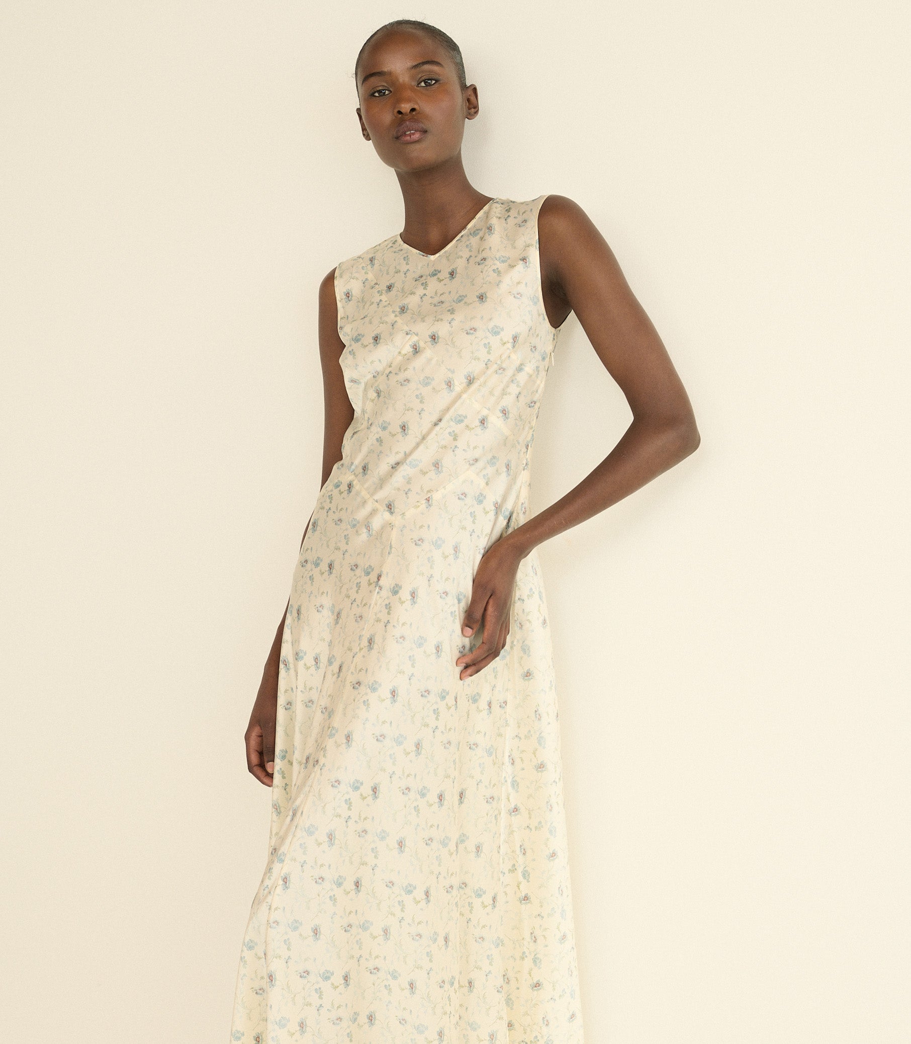 DOEN - ADELANA DRESS - - CAMELLIA BLOOM