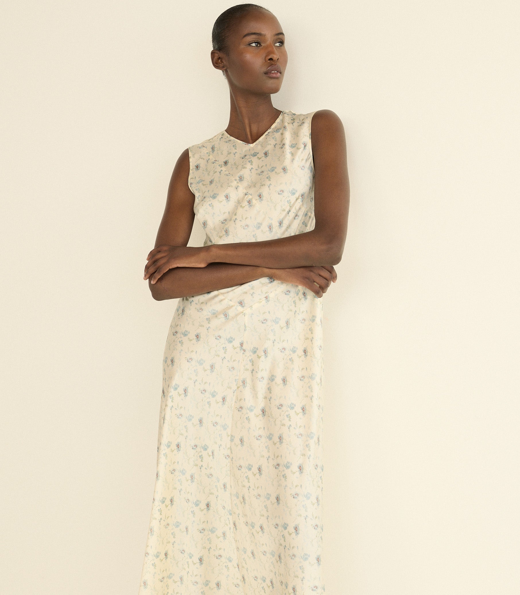 DOEN - ADELANA DRESS - - CAMELLIA BLOOM