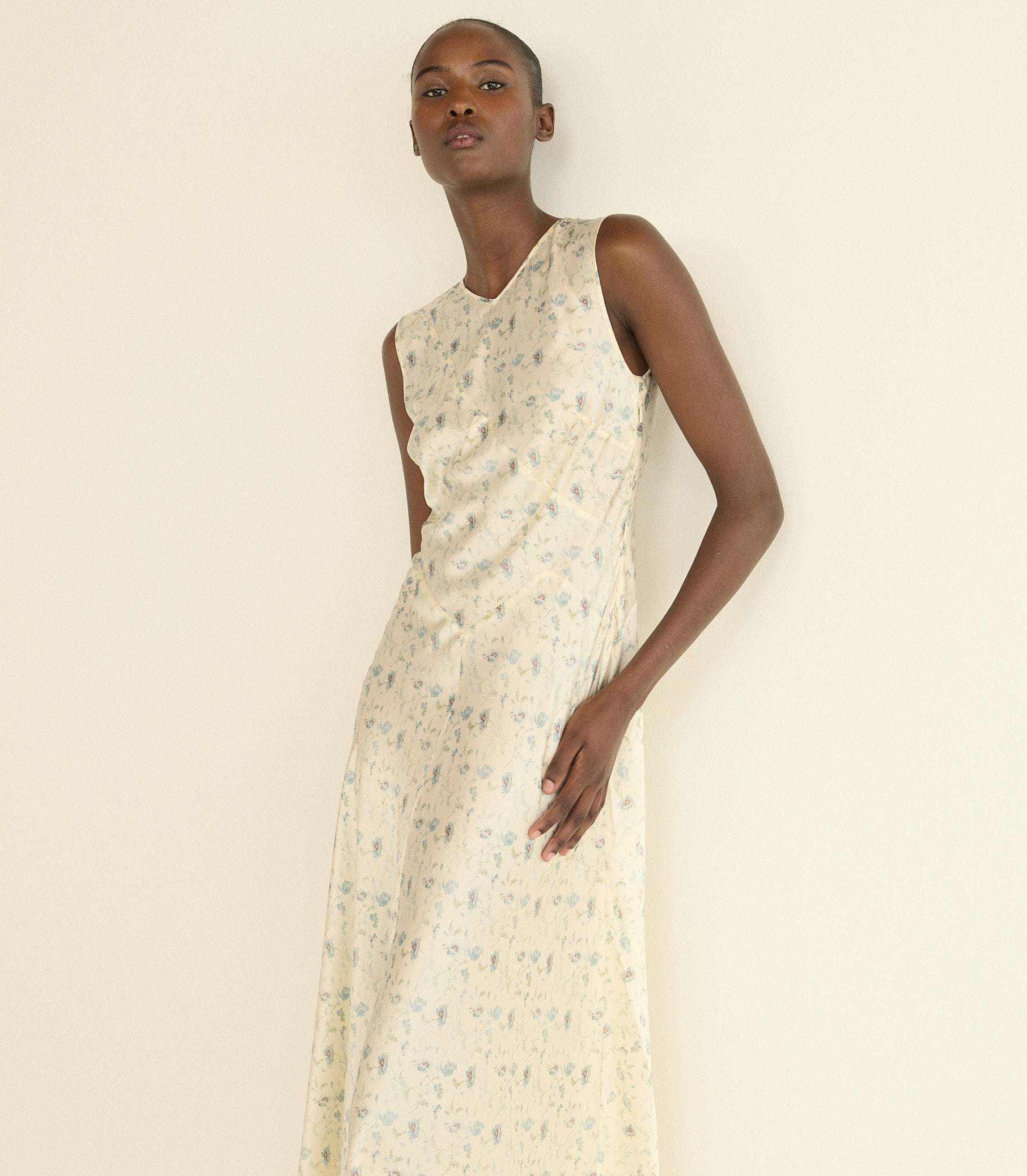 DOEN - ADELANA DRESS - - CAMELLIA BLOOM
