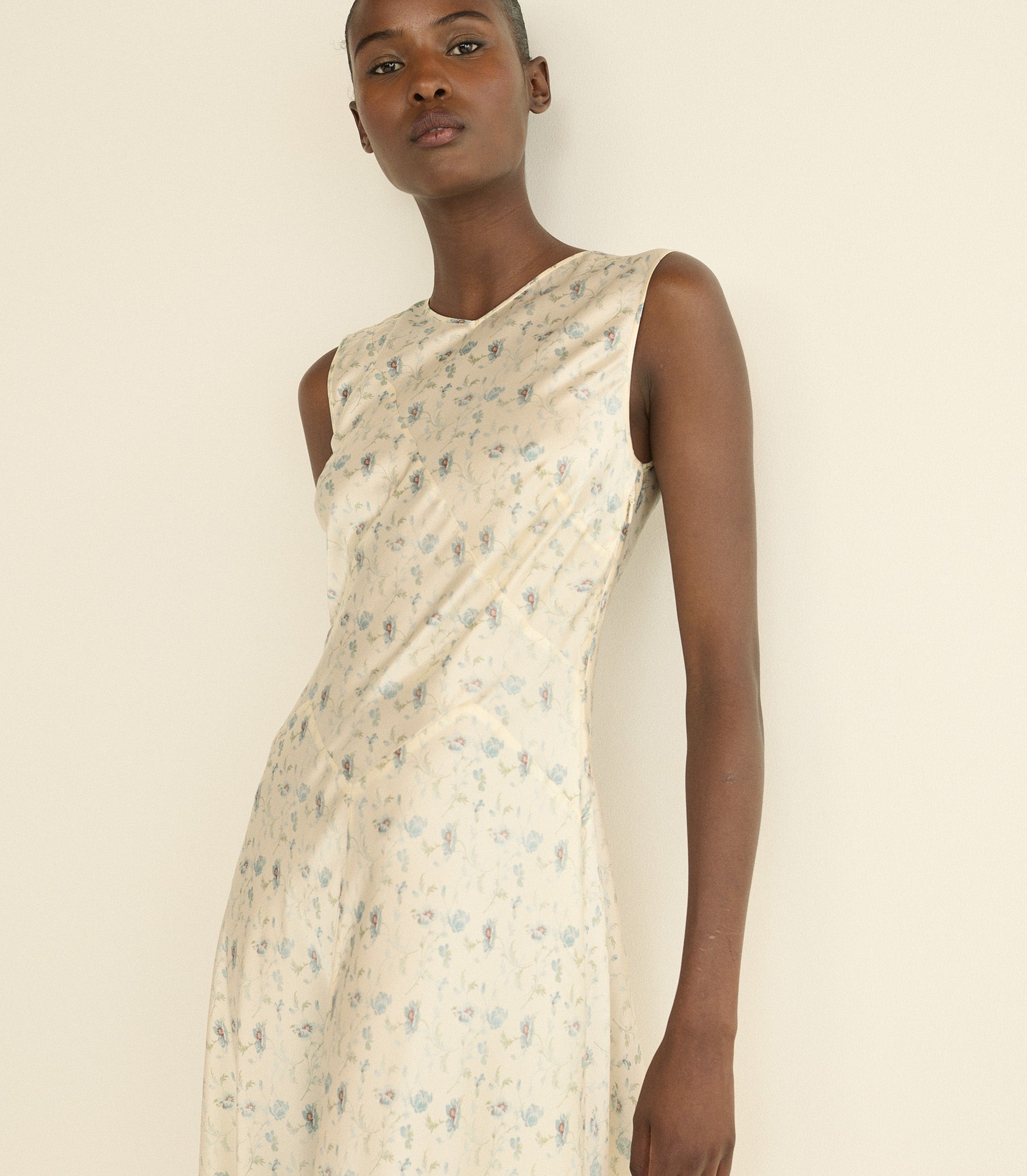 DOEN - ADELANA DRESS - - CAMELLIA BLOOM