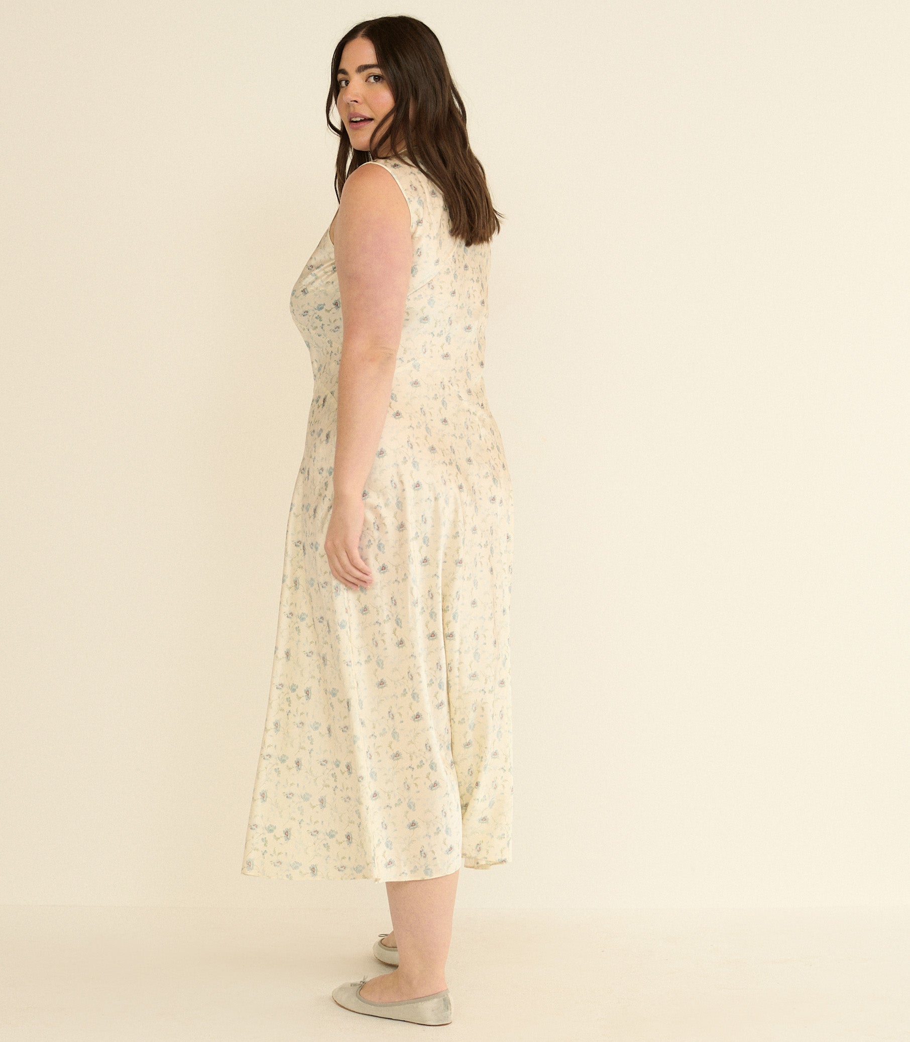 DOEN - ADELANA DRESS - - CAMELLIA BLOOM
