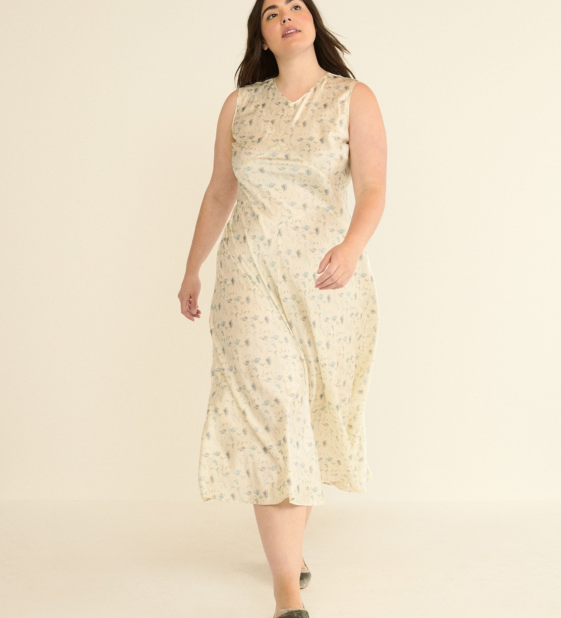 DOEN - ADELANA DRESS - - CAMELLIA BLOOM