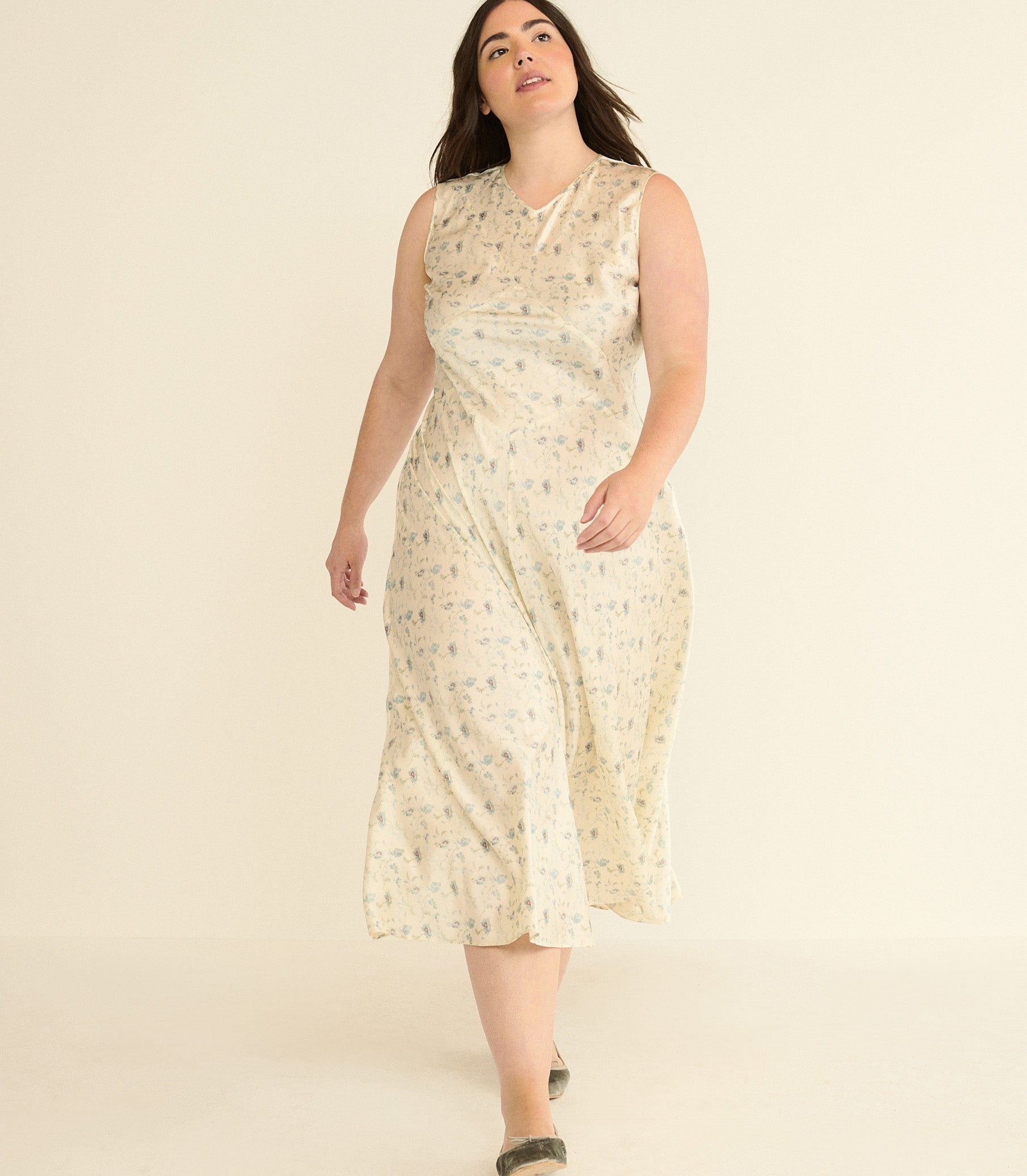 DOEN - ADELANA DRESS - - CAMELLIA BLOOM