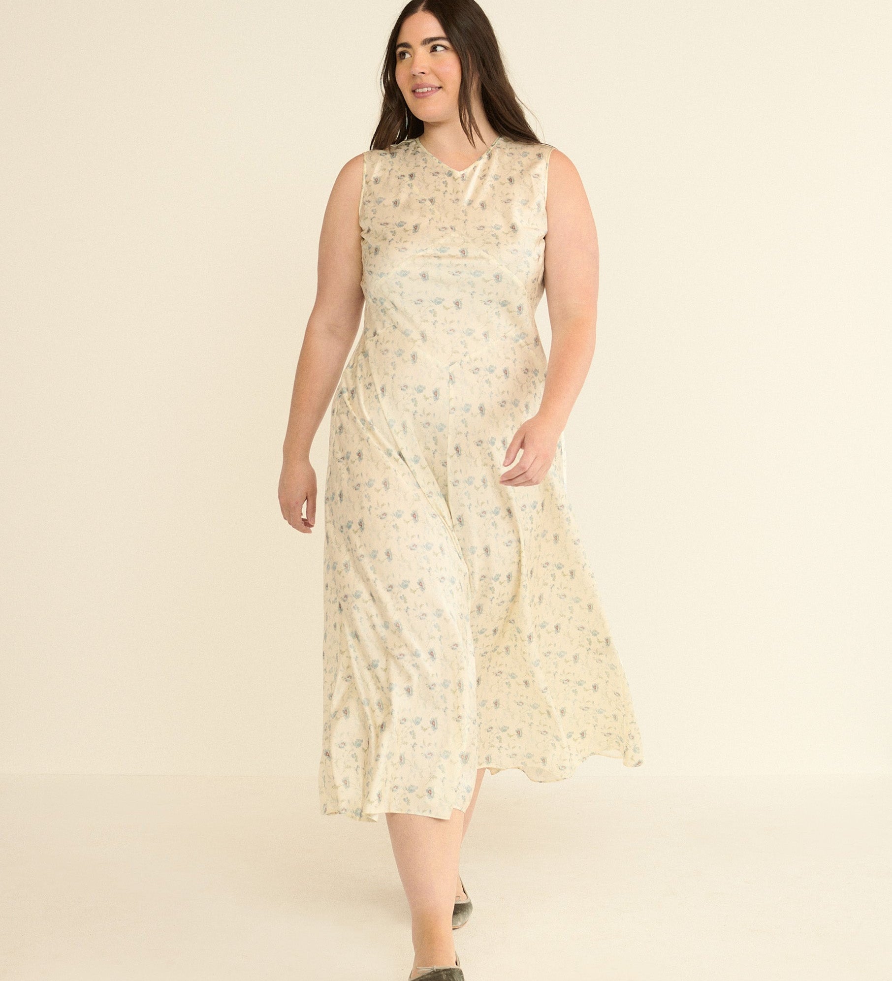 DOEN - ADELANA DRESS - - CAMELLIA BLOOM