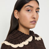 Loeffler Randall - Adeline Gold Mini Dome Hoop Earring