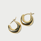 Loeffler Randall - Adeline Gold Mini Dome Hoop Earring