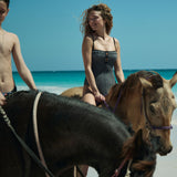 DÔEN - ADRIELLE MAILLOT -- LA MADDALENA GINGHAM