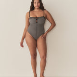 DÔEN - ADRIELLE MAILLOT -- LA MADDALENA GINGHAM