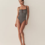 DÔEN - ADRIELLE MAILLOT -- LA MADDALENA GINGHAM