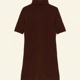 DÔEN - AGATHE CASHMERE DRESS -- DARK UMBER