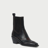 Loeffler Randall - Agnes Black Leather Western Boot