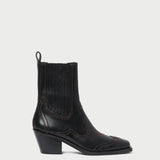 Loeffler Randall - Agnes Black Leather Western Boot