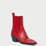 Loeffler Randall - Agnes Red Leather Western Boot