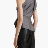 Khaite - Aimee Top in Gunmetal