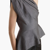 Khaite - Aimee Top in Gunmetal