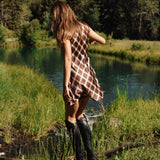 DÔEN - ALAMERE DRESS -- NORFOLK PLAID