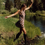 DÔEN - ALAMERE DRESS -- NORFOLK PLAID