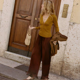 DÔEN - ALBANIE TOP -- YELLOW THISTLE