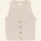 DÔEN - ALBERTA CASHMERE VEST -- COTTAGE