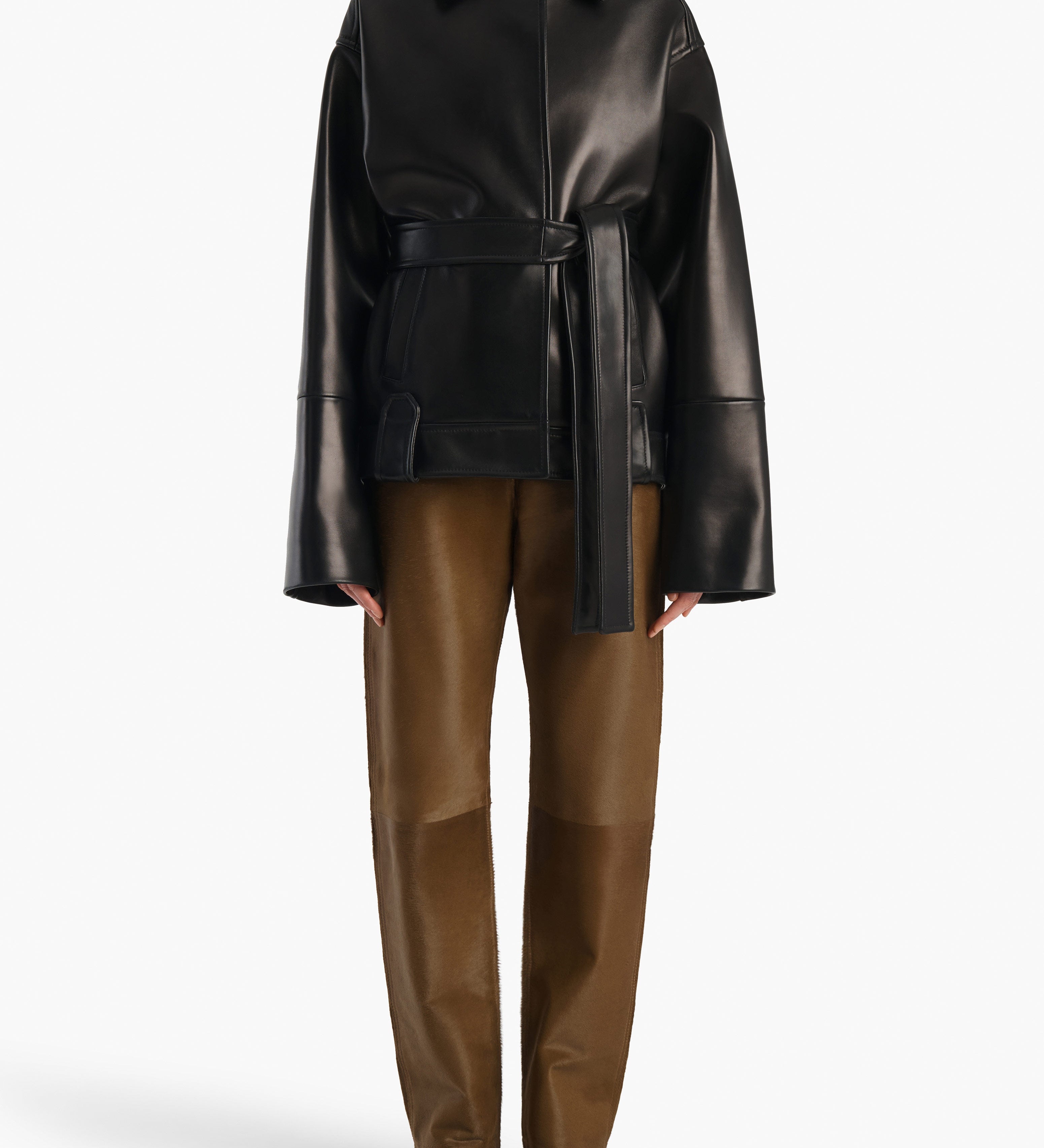 Khaite - Alder Jacket in Black Leather