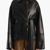 Khaite - Alder Jacket in Black Leather