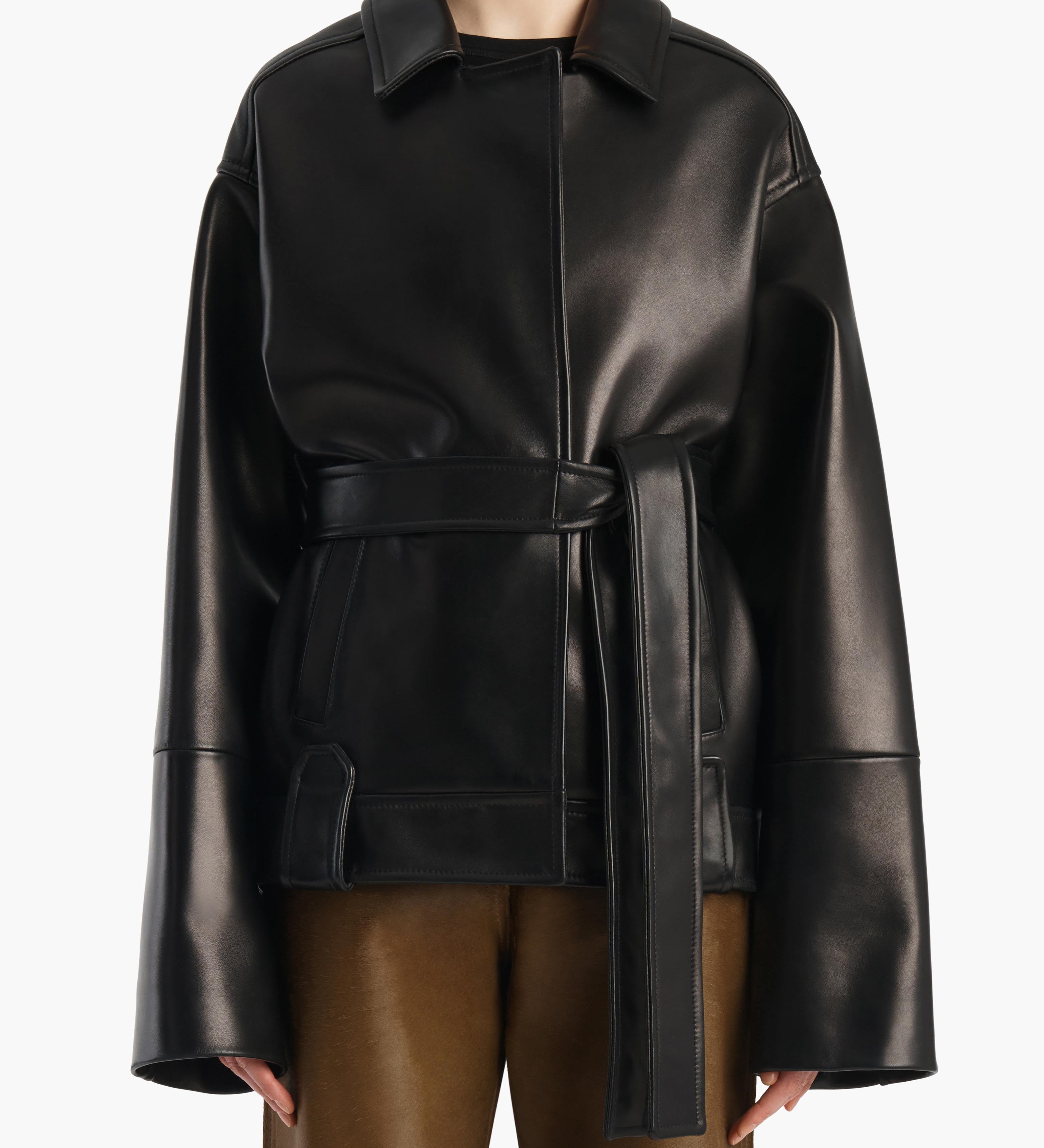 Khaite - Alder Jacket in Black Leather