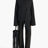 Khaite - Alder Jacket in Charcoal Wool