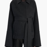 Khaite - Alder Jacket in Charcoal Wool