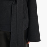 Khaite - Alder Jacket in Charcoal Wool