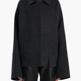 Khaite - Alder Jacket in Charcoal Wool